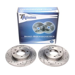 TA Technix Sport Bremseskivesett, Bakaksel Peugeot 405 I (15B)