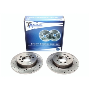 TA Technix Sport Bremseskivesett, Bakaksel Renault Laguna I (B56_, 556_)