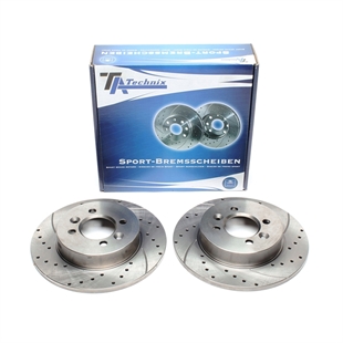 TA Technix Sport Bremseskivesett, Bakaksel Renault Laguna I (B56_, 556_)