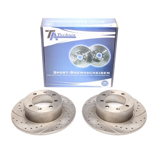 TA Technix Sport Bremseskivesett, Bakaksel Saab 90