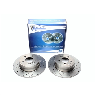 TA Technix Sport Bremseskivesett, Bakaksel Rover 75 (RJ)