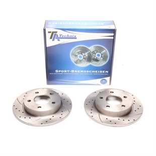 TA Technix Sport Bremseskivesett, Bakaksel Mazda 3 Type BK