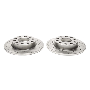 TA Technix Sport Bremseskivesett, Bakaksel Audi A4 Type 8E2, B6