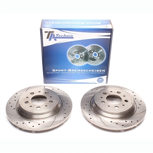 TA Technix Sport Bremseskivesett, Bakaksel Volvo S70 (LS)