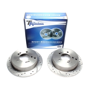 TA Technix Sport Bremseskivesett, Bakaksel Hyundai ix35 (LM, EL, ELH)