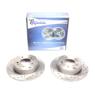 TA Technix Sport Bremseskivesett, Bakaksel Hyundai Sonata V (NF)