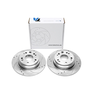 TA Technix Sport Bremseskivesett, Bakaksel Honda Accord VII Tourer (CM)
