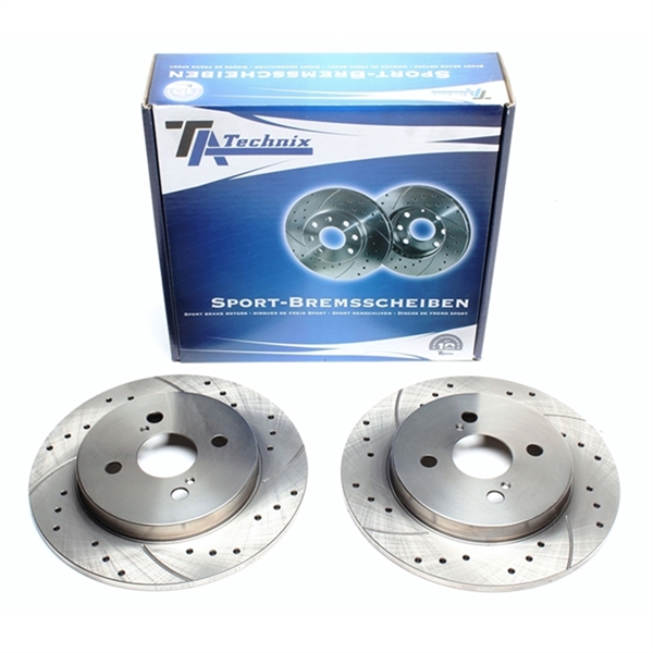 TA Technix Sport Bremseskivesett, Bakaksel Toyota IQ Type (AJ1)