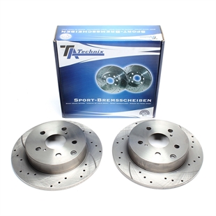 TA Technix Sport Bremseskivesett, Bakaksel Toyota RAV 4 III