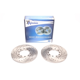 TA Technix Sport Bremseskivesett, Bakaksel Ford Transit Box