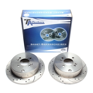 TA Technix Sport Bremseskivesett, Bakaksel Hyundai Accent III (MC)
