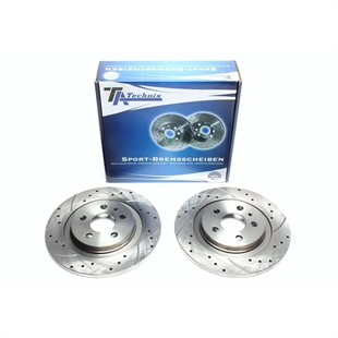 TA Technix Sport Bremseskivesett, Bakaksel Peugeot 807 (E)