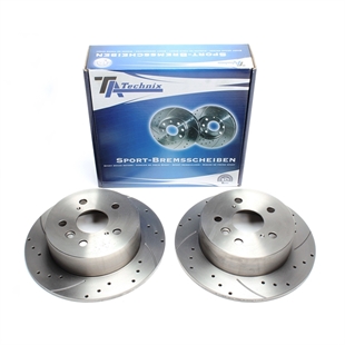 TA Technix Sport Bremseskivesett, Bakaksel Toyota Camry Notchback Type XV4
