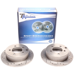 TA Technix Sport Bremseskivesett, Bakaksel Mitsubishi Lancer Notchback (CY/Z_A)