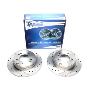 TA Technix Sport Bremseskivesett, Bakaksel Hyundai Grandeur (TG)