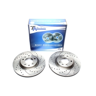 TA Technix Sport Bremseskivesett, Foraksel Peugeot 407 (6D_)