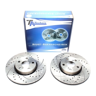 TA Technix Sport Bremseskivesett, Foraksel Toyota Avensis (T22, ZZT22)