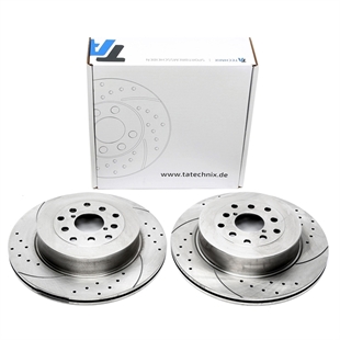TA Technix Sport Bremseskivesett, Bakaksel Subaru Impreza sedan (GD)