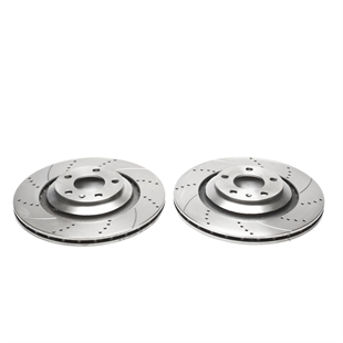 TA Technix Sport Bremseskivesett, Bakaksel Audi A6 Type 4F2, C6