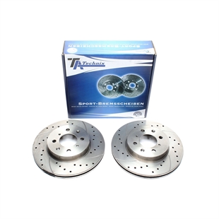 TA Technix Sport Bremseskivesett, Foraksel Rover 200 Coupe (XW)
