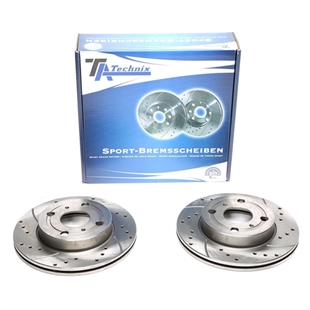 TA Technix Sport Bremseskivesett, Foraksel Toyota Yaris P1
