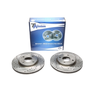 TA Technix Sport Bremseskivesett, Foraksel Nissan Cube (Z12)