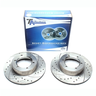 TA Technix Sport Bremseskivesett, Foraksel Toyota Hilux II pick-up (LN8_, RN5_, LN6_, YN6_, YN5_, LN5_, RN6_)