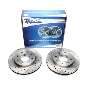 TA Technix Sport Bremseskivesett, Foraksel Mitsubishi Santamo