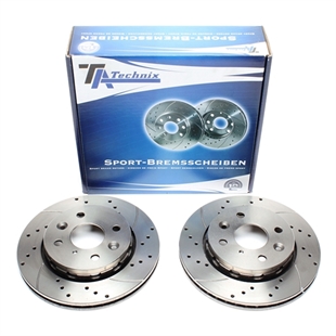 TA Technix Sport Bremseskivesett, Foraksel Kia Sephia (FA)