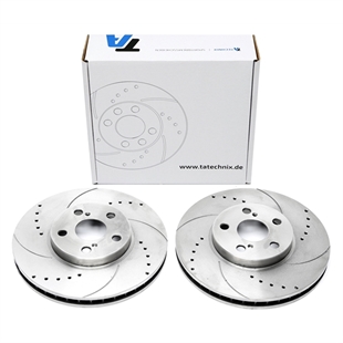 TA Technix Sport Bremseskivesett, Foraksel Toyota Avensis (T22)