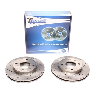 TA Technix Sport Bremseskivesett, Foraksel Hyundai Coupe (RD)