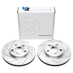 TA Technix Sport Bremseskivesett, Foraksel Toyota Carina E Sportswagon (_T19_)