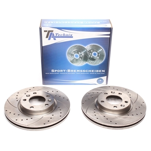 TA Technix Sport Bremseskivesett, Foraksel Peugeot 407 (6D_)