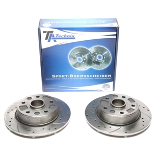 TA Technix Sport Bremseskivesett, Bakaksel Mazda 626 III (GD)