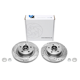 TA Technix Sport Bremseskivesett Uten Hjullager + Sensorring, Bakaksel Renault Grand Scénic II (JM0/1)