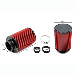 TA Technix Sportluftfilter Rød Ø148 mm