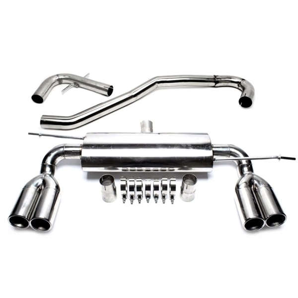 TA-Technix Duplex Catback system i rustfritt stål Audi A3 8P