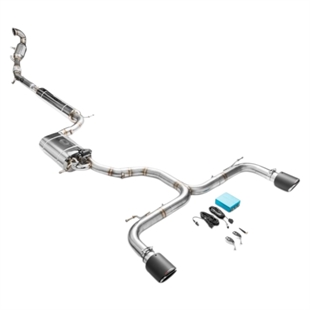 RM Motors Complete Exhaust System For Seat Leon Cupra 3 Hatchback With Sport Catalyst, Euro 3, 200 cpsi, 101 mm, Tip - 3