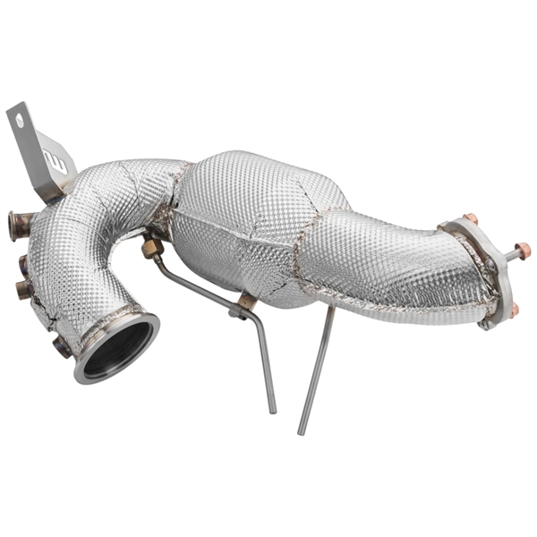 RM Motors Downpipe Audi A4 S4 / Avant Quattro / Avant 3.0 TDI – No Catalytic Converter With (Silencer & Heat Shield)
